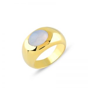 Küçük Boy Oval Bombe Yüzük