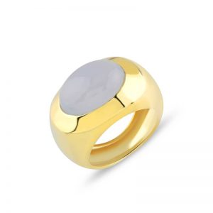 Orta Boy Oval Bombe Yüzük