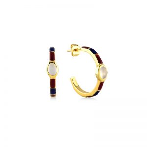 DAMALI ALTIN HALKA KÜPE